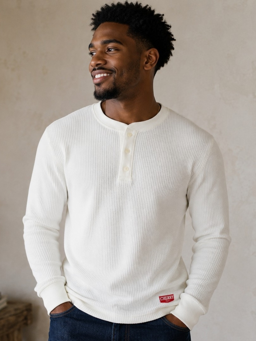 Chevron Classic Henley Thermal